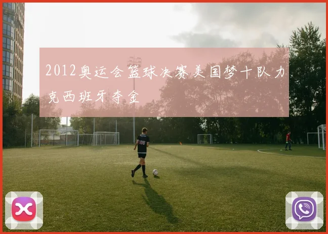 2012奥运会篮球决赛美国梦十队力克西班牙夺金